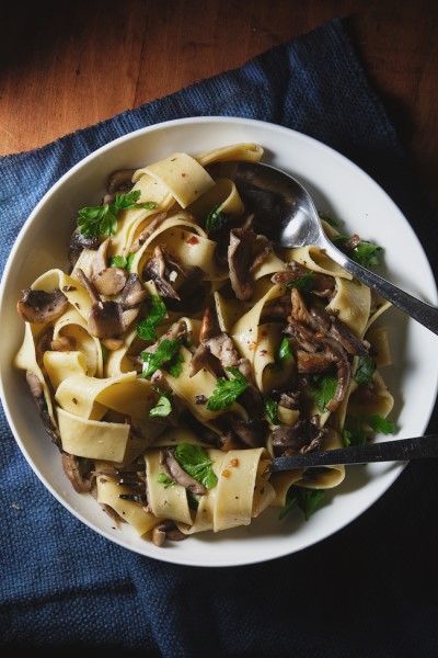 Wild Mushroom Pappardelle