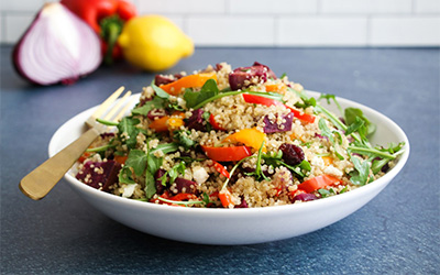 Roasted Vegetable Quinoa Salad